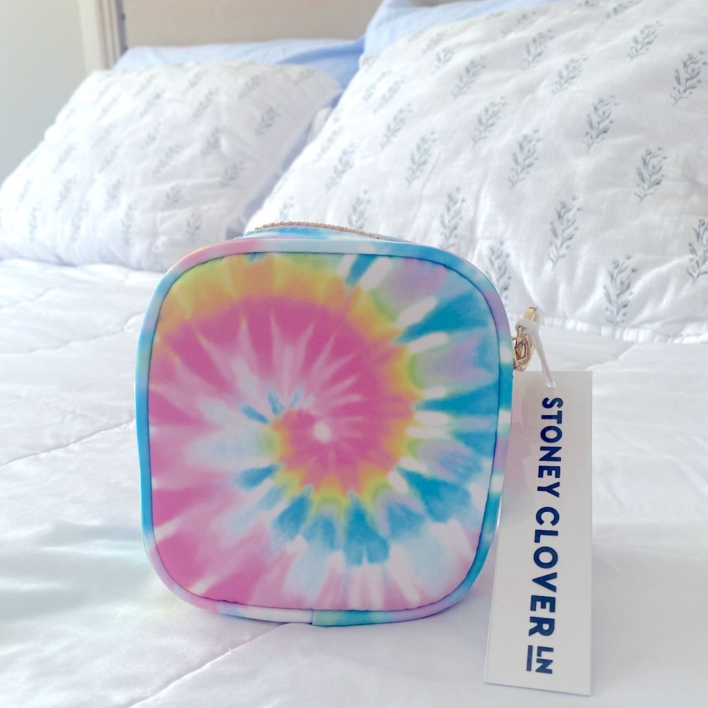 SOLD- Stoney Clover Pastel tie dye Mini Pouch